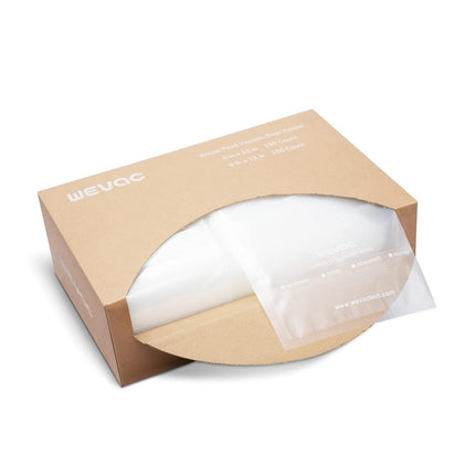 Wevac 6''x10'' & 8''x12'' 300 Count Food Vacuum Se