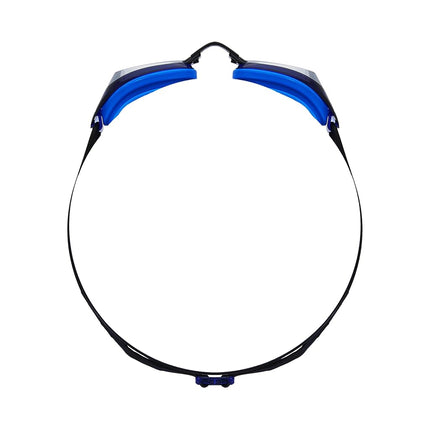 TYR Unisex Adult Blackhawk Racing Mirrored Low Profile Swimming Goggles - Silver/Blue/Black, Medium
