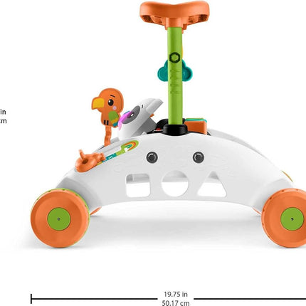 Fisher-Price 2-Sided Steady Speed Panda Walker, interactive baby walking toy with activities and learning songs [Amazon Exclusive]