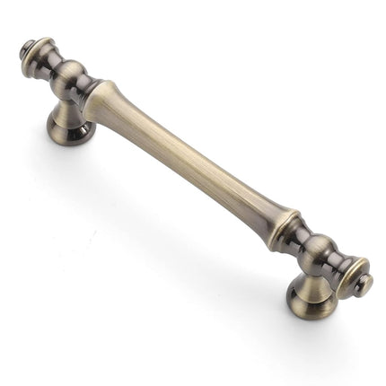 Asidrama 6 Pack 3.75 Inch(96mm) Brushed Antique Br