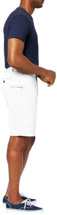 Dockers Men's Perfect Classic Fit Shorts (Regular and Big & Tall), White Cap, 44 10.5