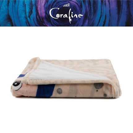 Couverture polaire ultra douce et confortable Coraline The Movie de Franco Collectibles, 117 cm x 152 cm (produit sous licence officielle)