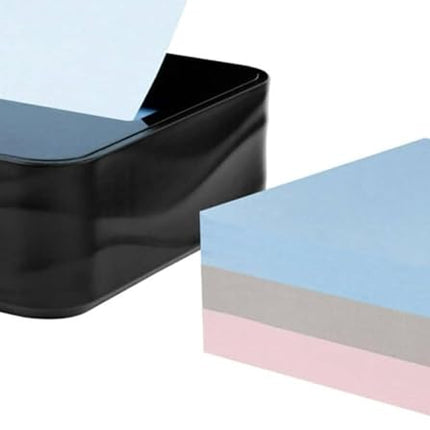 Post-it Note Dispenser, Modern Black, Pack Includes Dispenser and 3 Super Sticky Pop-up Sticky Notes Pads, 2X The Sticking Power (WAVE-330-BKVP)