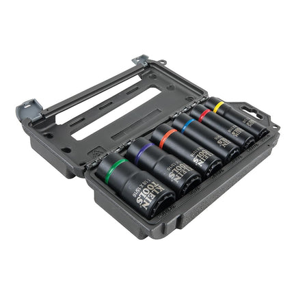 Klein Tools 66010 2-in-1 Impact Socket Set, 6-Piec