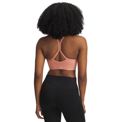 Under Armour Women's Movement Bralette, (696) Canyon Pink / / Metallic Silver, XS
