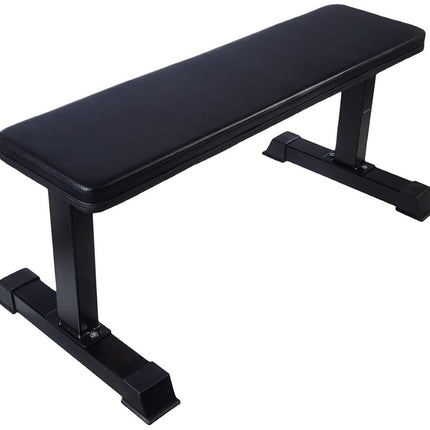 Amazon Basics Flat Weight Workout Exercise Bench, Black