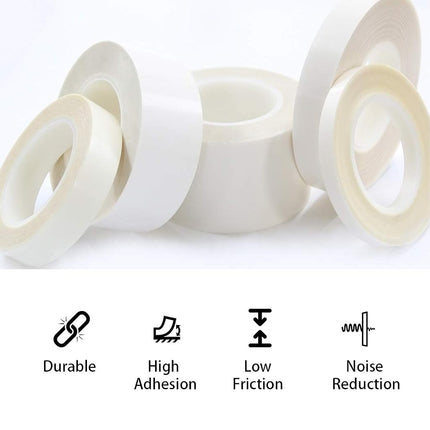 APT, UHMW (Ultra-high Molecular Weight) Polyethylene Tape, Resists Abrasion, Impact, for Surface Protection and Friction and Noise Reduction for Lining Sliding Surfaces. (1" x 5Yds, 10 Mil UHMW)