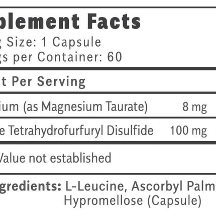 Objective Nutrients Thiamax Vitamin B1 (Thiamine TTFD) Capsules, No Fillers or Flow Agents, 100mg, 60 Count