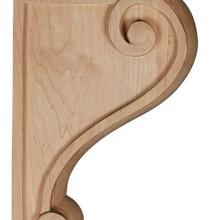 Ekena CORW06X07X13DEMA 6-Inch Width x 7-Inch Depth x 13 1/4-Inch Height Devon Traditional Wood Corbel - Maple