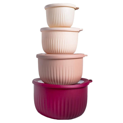 COOK WITH COLOR Prep Bowls with Lids- Deep Mixing 