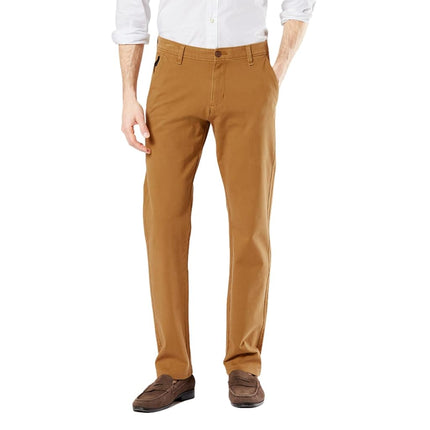 Dockers Men's Ultimate 360 Chino Slim Casual Pants, Dark Ginger, 33W/32L