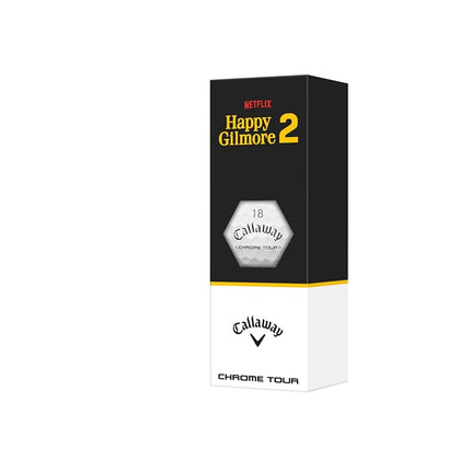 Callaway Golf Chrome Tour Happy Gilmore Golf Ball (Truvis, Tap It in)