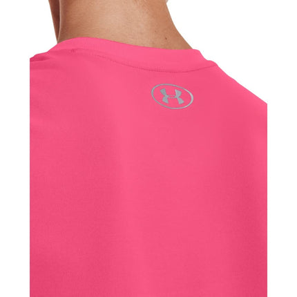 Camiseta Sólida Under Armour Tech para Mujer Cereza XS
