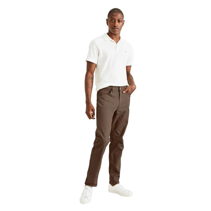 Dockers Men's Straight Fit Jean Cut All Seasons Tech Pants (Standard und Big & Tall), Smokey Hazelnut, 42W / 32L