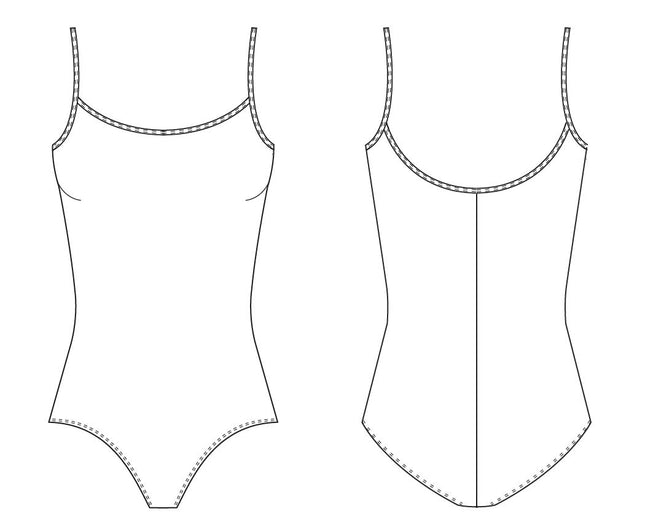 Bloch Dance Women's Nejor Microlux Camisole Leotard, Black, Medium