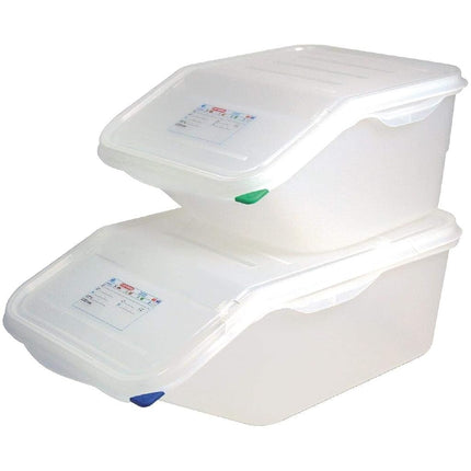 araven, 09146, Ingredient Bins, Unique FIFO Design, 1 Gallon, BPA Free