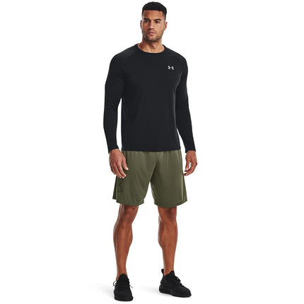 Under Armour UA TECH Graphic Short - Shorts - Bottoms - Marine OD Green/Black - Size: LG
