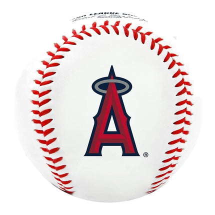 Jarden Sports Licensing Balle de baseball Rawlings MLB avec logo officiel des Angels de Los Angeles d'Anaheim, blanche