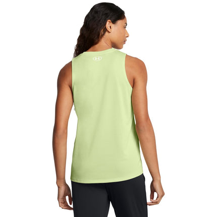 Under Armour Women's Tech Tank Top, (383) Retro Green / / White, XS