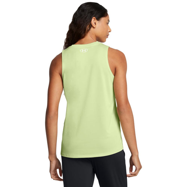 Débardeur Tech Under Armour pour femme, (383) Retro Green / / White, XS