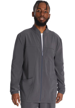 Dickies Men's Zip Front Jacket with 3 Pockets 360°