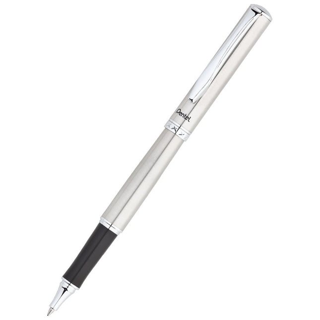 Juego de regalo de bolígrafo y portaminas Pentel Libretto, plateado