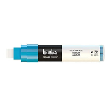 Marcador ancho de pintura Liquitex Professional, azul fluorescente