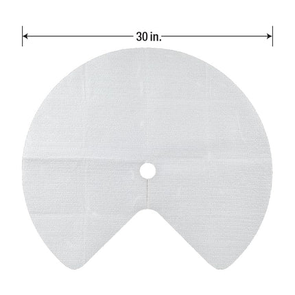 Duck Brand Smooth Top EasyLiner Lazy Susan Liner Kit - Easy to Install, Circular, Non Slip Shelf Liner for Lazy Susan Kitchen Cupboards and Shelves, 30 Inch Diameter, White, 2-Pack