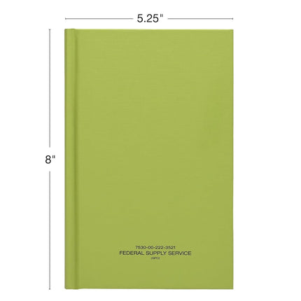 Global Printed Products Tactical Military Notebook 5 Pack (5.25" x 8")