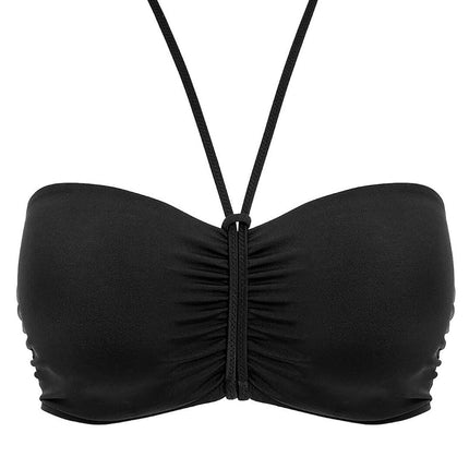 Freya Womens Jewel Cove Underwire Padded Bandeau, Plain Black, 36FF