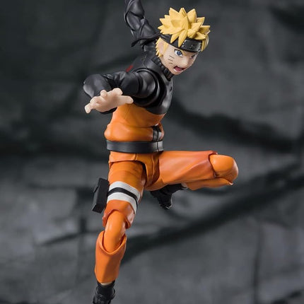 TAMASHII NATIONS - Naruto Shippuden - Naruto Uzumaki -El Jinchuriki Confiado con la Esperanza, Bandai Spirits S.H.Figuarts Figura de Acción