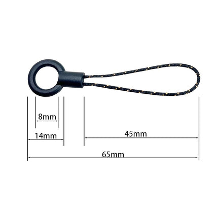 2.5" Hand Wrist Phone Lanyard Nylon Connect Line Adapter Pendant for Flash Drives, Keys, Keychain, Id Badges, Badge Holder, 500 pcs