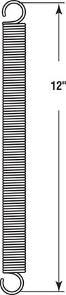 Prime-Line Products SP 9637 Spring, Extension, 1-Inch by 12-Inch, .105 Diameter
