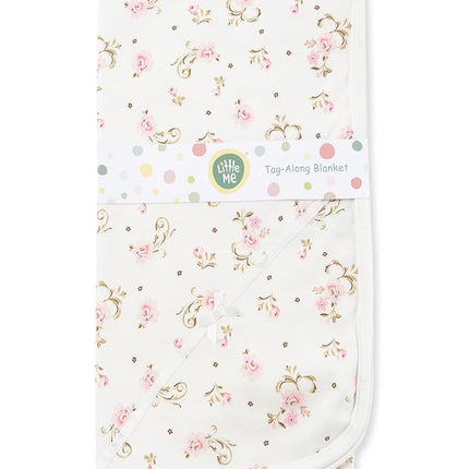 Little Me Baby Girls Nursery swaddling Blankets, V