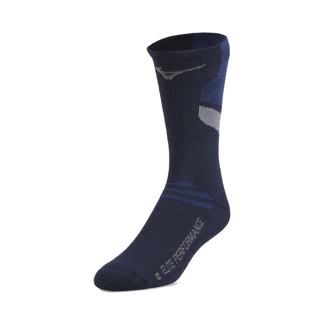 Mizuno Unisex's Volleyball Runbird Crew Socks, Nav