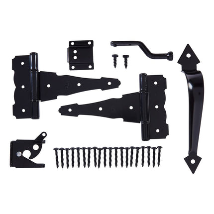 National Hardware N343-467 Decorative Gate Kit, Black, 0