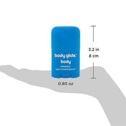 Body Glide Original Anti Chafe Balm | Anti Chafing Stick | Prevent Arm, Chest, Butt, Thigh, Ball Chafing & Irritation | Trusted Skin Protection Since 1996 |0.8oz