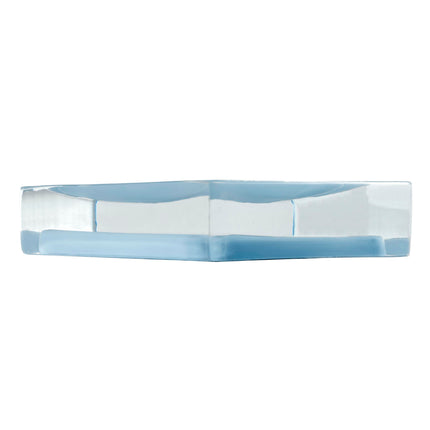IZOD - Soap Dish, Sleek Resin Countertop Accessories, Dorm Room Essentials, Modern Home Decor (Marina Collection, Blue)