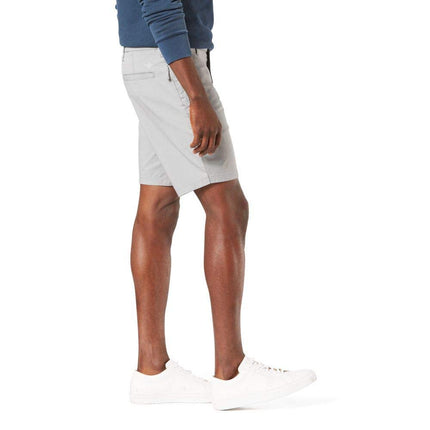 Dockers Men's Ultimate Straight Fit Supreme Flex Shorts (Standard and Big & Tall), Foil Grey, 36