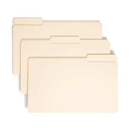 Smead File Folder, 1/3-Cut Tab, Assorted Positions