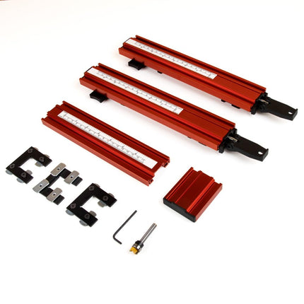 O'SKOOL Hinge Mate Accessory Installation Kit for Wooden Doors, Jambs, Latches, and Strike Plates - Jig Cuts Mortises up to 2-1/4" Wide by 5