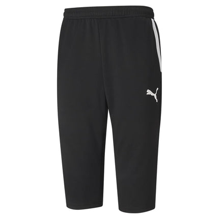 PUMA Men's Teamliga Training 3/4 Pants Black White