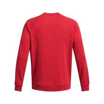 Under Armour UA Rival Fleece Crew, (601) Rojo / Blanco, M Grande