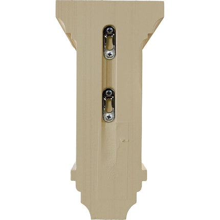 Ekena CORW05X05X10JERW 5-Inch Width x 5 3/4-Inch Depth x 10-Inch Height Medium Jefferson Wood Corbel - Rubber Wood
