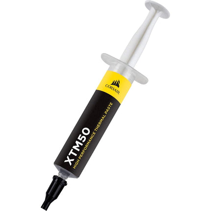 Corsair CT-9010002-WW XTM50 CPU/GPU Thermal Compound Paste Kit, High Performance, Ultra-Low Thermal Impedance, Premium Zinc Oxide Based, Includes Application Stencil and Spreader, 5 G