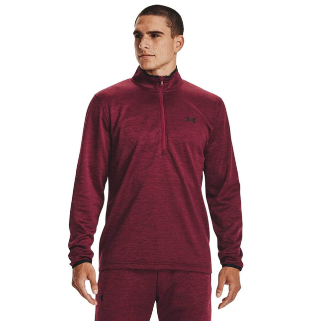 Under Armour Men's Armour Fleece ½ Zip, Red, X-Lar