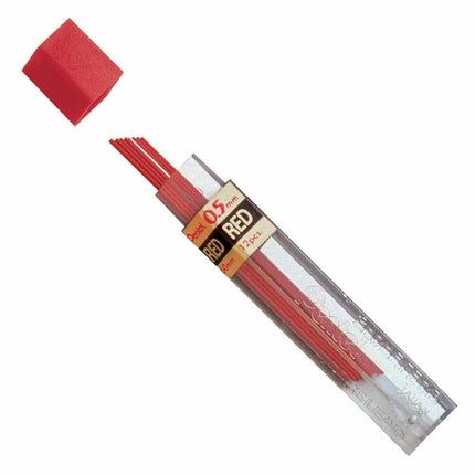 Pentel PPR Cases of 12 Red Refill Leads for Mechanical Pencils 0.5 mm