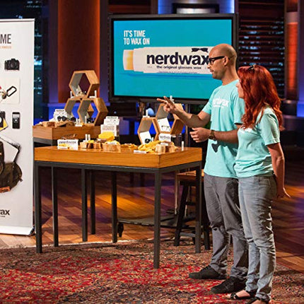Nerdwax Stop Slipping Glasses as Seen on Shark Tank | 4 Pack -