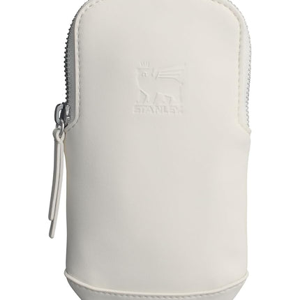 Stanley Cross Bottle Essentials Case Midi | Cell Phone, Wallet, Water Bottle Keys | Leatherette Accessory Pouch | Cream