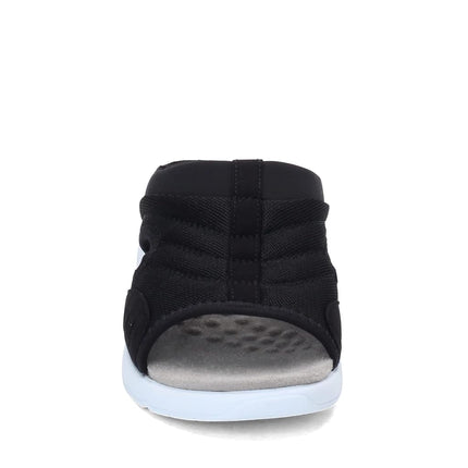 Easy Spirit Womens Traciee2 Open Toe Casual Slide Sandals, Black, Size 7.0 US / 5 UK US